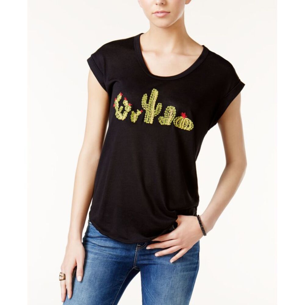 Carbon Copy Cotton Cactus Graphic T-Shirt